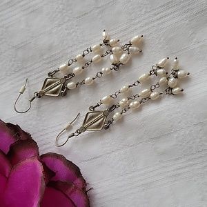 🔥3/$15 pearl chandelier earrings